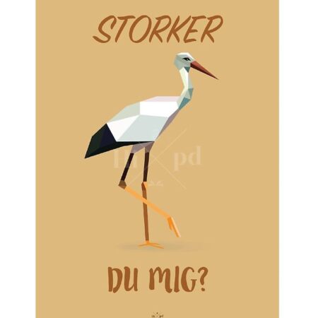 Hipd Plakat - A3 - Stork - OneSize - Hipd Plakat