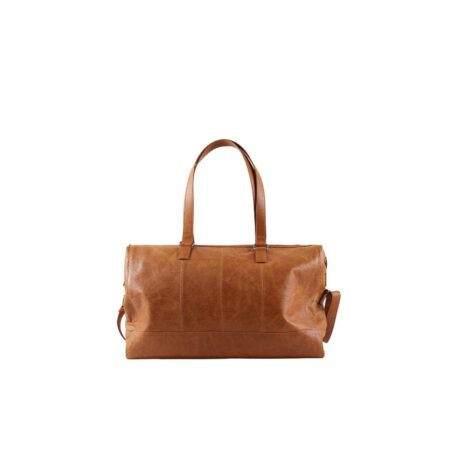 Mamalicious læder pusletaske - Cognac brun
