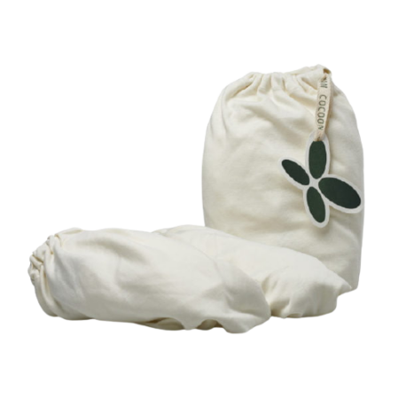 Cocoon Company Økologiske Stræklagner - 2 Pack str. 37x96 cm. (Passer til Barnevognen)