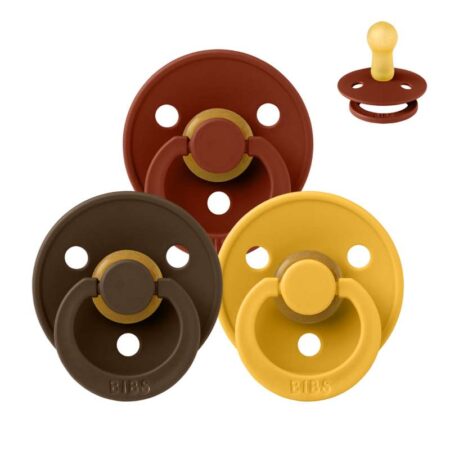 BIBS Rund Colour Sut - Sampak - 3 stk. - Str. 2 - Autumn Bliss