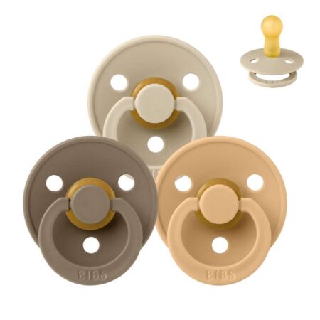 BIBS Rund Colour Sut - Sampak - 3 stk. - Str. 2 - Down to Earth