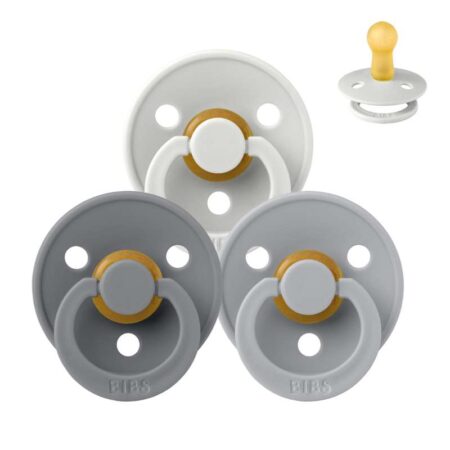 BIBS Rund Colour Sut - Sampak - 3 stk. - Str. 2 - Rainy Day