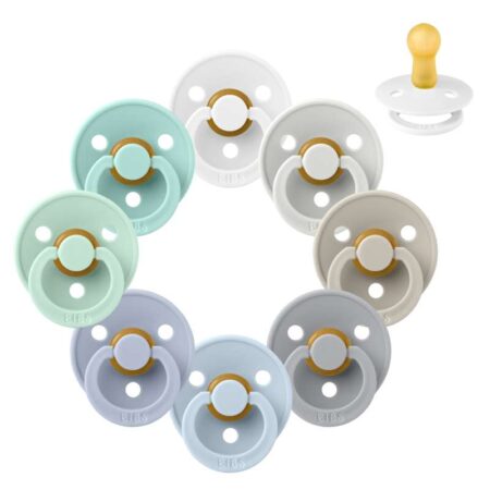 BIBS Rund Colour Sut - Sampak - 8 stk. - Str. 2 - Winter is Coming