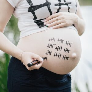 Hvor langt henne gravid
